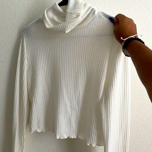 White turtleneck